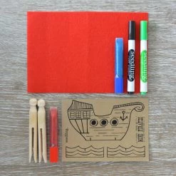 Seedling - Ahoy Mini Pirate Peg People Toys