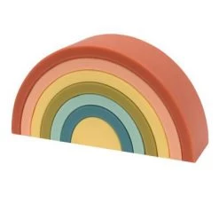 O.B. Designs OB Designs - Silicone Rainbow Stacker Toys
