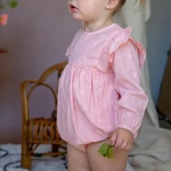 Bella + Lace - Jessy Romper / Powder Pink