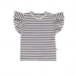 SALE Peggy - Beatrix Tee / Navy-Cream Stripe