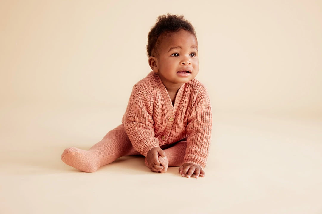 Wilson + Frenchy - Knitted Button Cardigan / Silver Peony 3 Wilson + Frenchy - Knitted Button Cardigan / Silver Peony