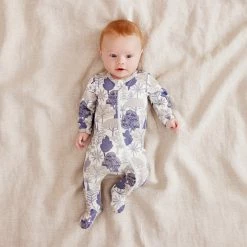 Wilson + Frenchy Wilson & Frenchy - Organic Zipsuit With Feet / The Forest NEW