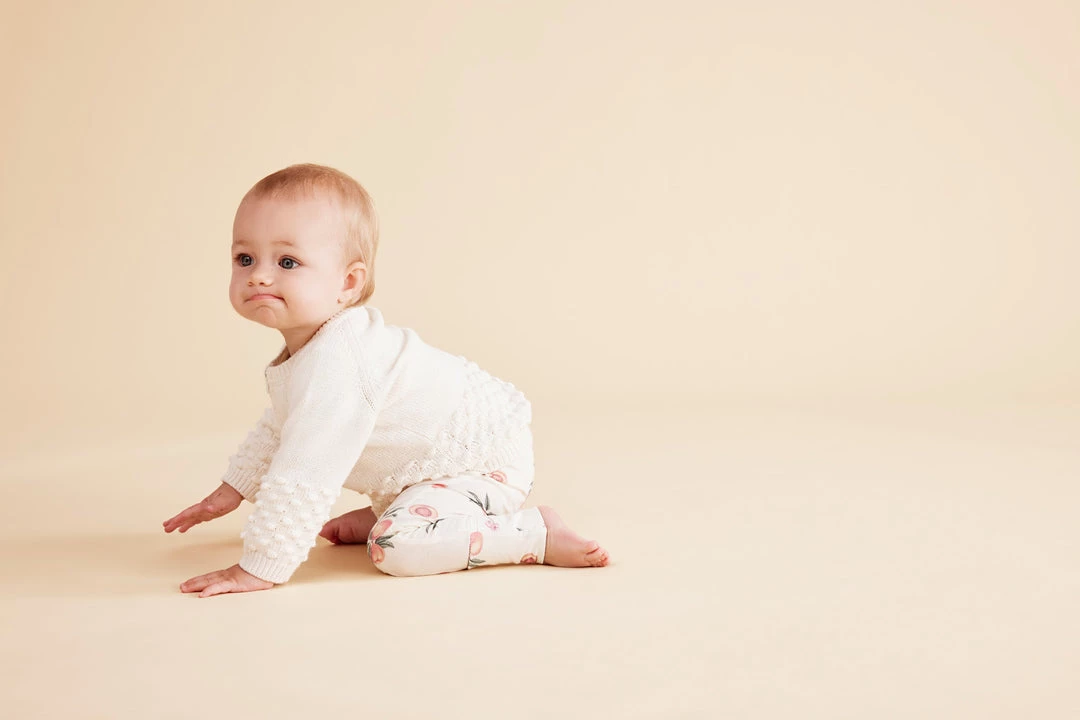 Wilson + Frenchy - Knitted Spot Cardigan / Gardenia NEW 3 Wilson + Frenchy - Knitted Spot Cardigan / Gardenia NEW