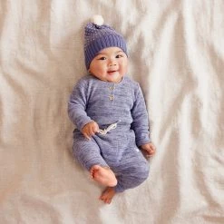 Wilson + Frenchy - Knitted Fleck Hat / Blue Depths NEW 5 Wilson + Frenchy - Knitted Fleck Hat / Blue Depths NEW