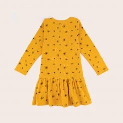NEW Olive + The Captain - Stars Long Sleeve Rib Dress