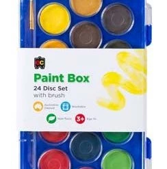 Educational Colours - Paint Box / 22 Disc Toys