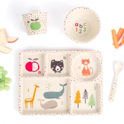 Toys Love Mae - Divided Plate Set / ABC