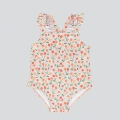 Peggy - Aloe One Piece / Cherry Print SALE