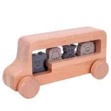 Discoveroo - Chunky Animal Bus Toys