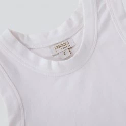 SALE Peggy - Belle Tank / White