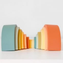 O.B. Designs OB Designs - Silicone Rainbow Stacker Toys