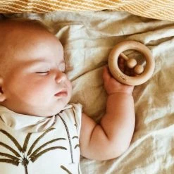 Baby Little Woods - Beechie Wooden Rattle & Teether