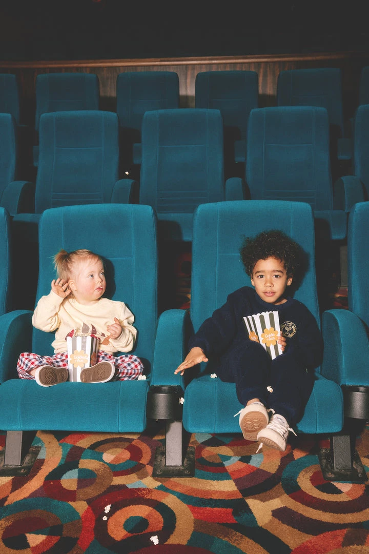 Goldie & Ace - Clubhouse Teddy Sweater / Navy Baby 3 Goldie & Ace - Clubhouse Teddy Sweater / Navy Baby