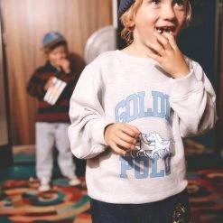 Goldie & Ace - Goldie Polo Terry Relaxed Sweater Baby