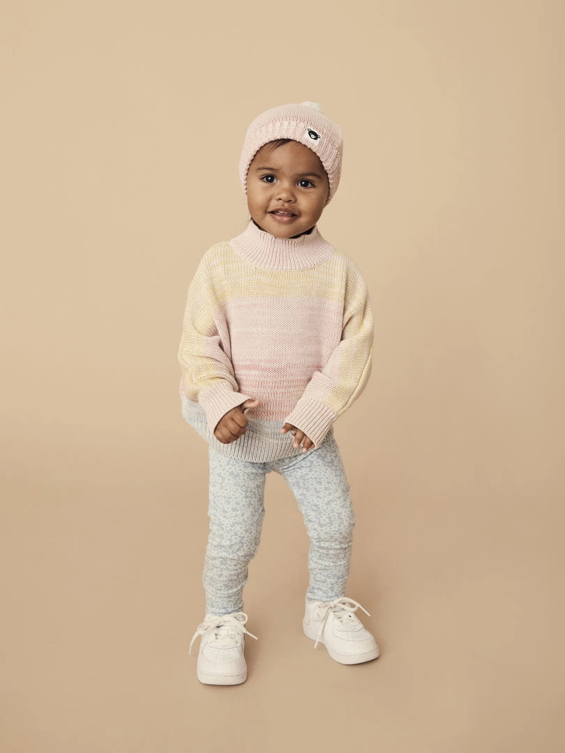 Huxbaby -Rainbow Stripe Knit Jumper 2 Huxbaby -Rainbow Stripe Knit Jumper