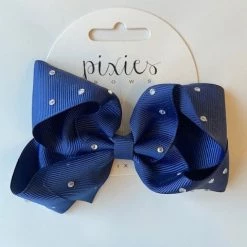 Pixie's Bows - Medium Diamante Bow SALE
