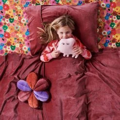 NEW Kip & Co - Sugar And Spice Velvet Petal Cushion