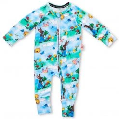 Kip & Co - Organic Long Sleeve Zip Romper / Bunny Boy SALE