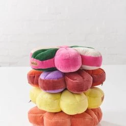 NEW Kip & Co - Sugar And Spice Velvet Petal Cushion