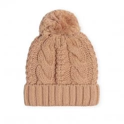 Kapow Kids - Cable Knit Pom Pom Beanie