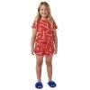 Kip & Co - Candy Cane Red Short Sleeve Tee & Short Set