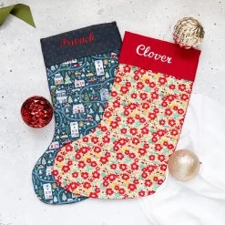 Curls Three - Christmas Stocking 13 Curls Three - Christmas Stocking