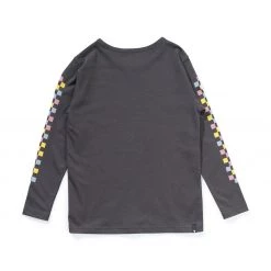 Munster Kids - Pixel Long Sleeve Tee / Soft Black