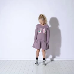 NEW Minti - Friendly Llamas Furry Dress / Lavender