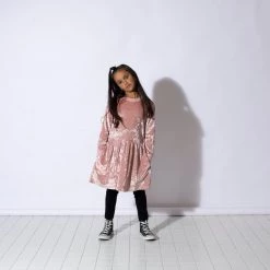 Minti - Velvet Dress / Blush