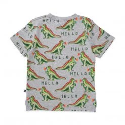 SALE Minti - Hello Dragons Tee / Grey Marle