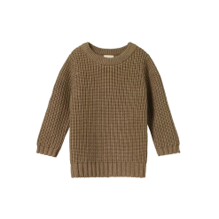 Nature Baby - Billy Jumper / Twig Marl Chunky Knit