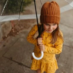 NEW Olive + The Captain - Stars Long Sleeve Rib Dress