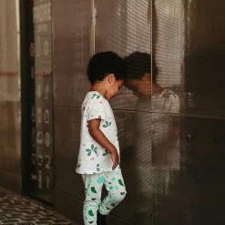 Olive + The Captain - Green Terrazzo Leggings