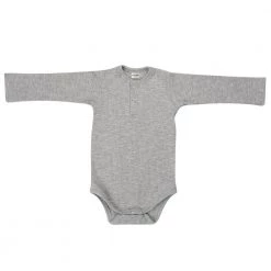 Ponchik Babies + Kids Ponchik - Ribbed Bodysuit / Dove