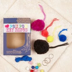 Seedling - Pom Pom Key Rings