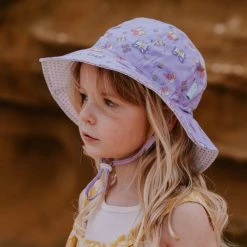 Acorn - Butterfly Floppy Hat / Lilac