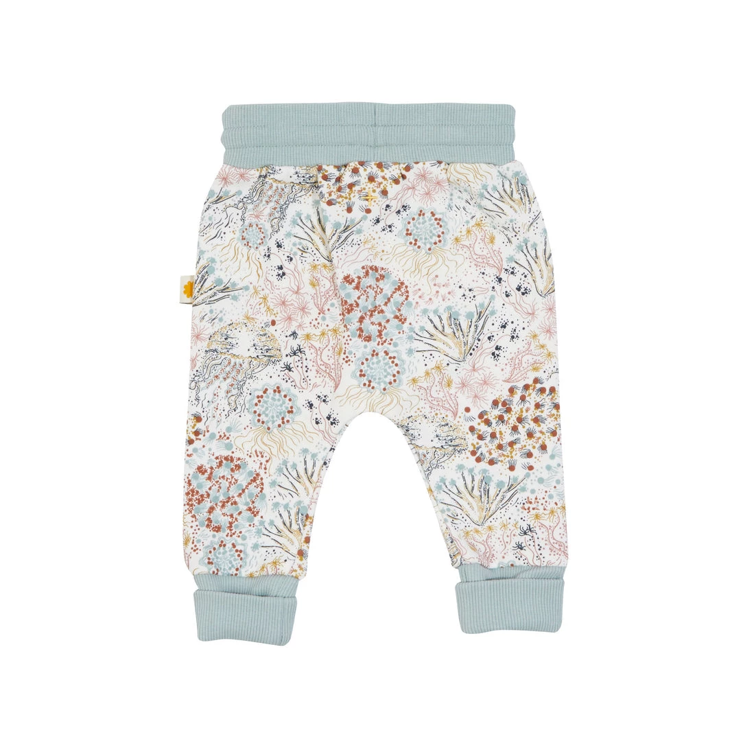 Baby Goldie & Ace - Sea Flowers Terry Sweatpants 2 Baby Goldie & Ace - Sea Flowers Terry Sweatpants