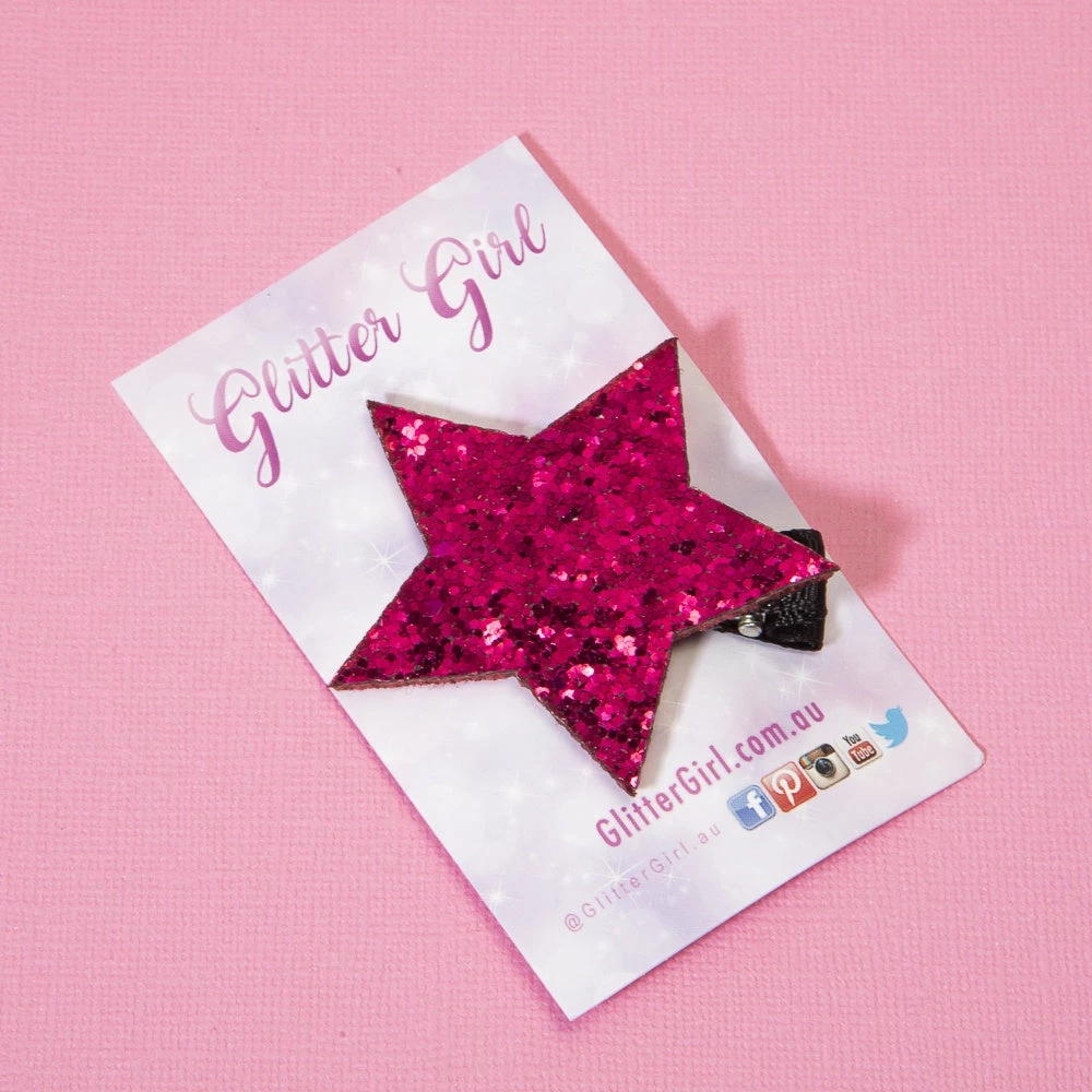 Accessories Glitter Girl - Star Hair Clip 1 Accessories Glitter Girl - Star Hair Clip