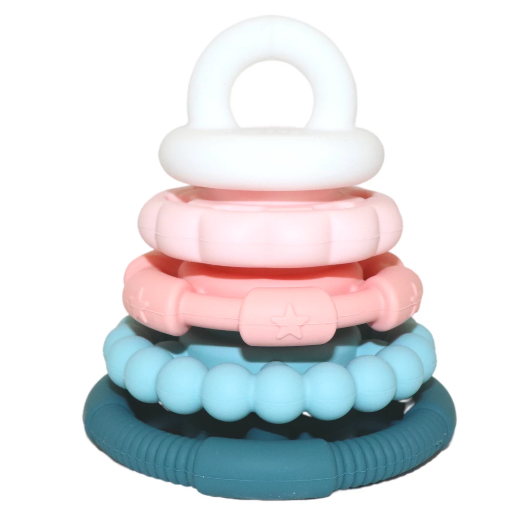 Baby Jellystone - Rainbow Stacker Teether And Toy 8 Baby Jellystone - Rainbow Stacker Teether And Toy