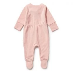 Wilson + Frenchy - Organic Terry Zipsuit / Cantaloupe Baby