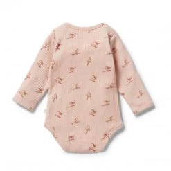 Wilson + Frenchy - Organic Rib Envelope Bodysuit / Robin NEW