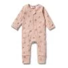 Wilson + Frenchy Wilson & Frenchy - Organic Rib Zipsuit With Feet / Robin NEW