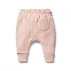 Wilson + Frenchy - Organic Rib Slouch Pant / Cameo Rose