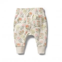 Wilson + Frenchy - Organic Rib Slouch Pant / Pretty Floral NEW