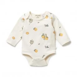 Wilson + Frenchy Baby Wilson & Frenchy - Organic Envelope Bodysuit / Lovely Lemons