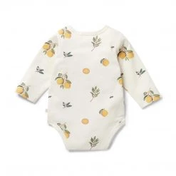 Wilson + Frenchy Baby Wilson & Frenchy - Organic Envelope Bodysuit / Lovely Lemons