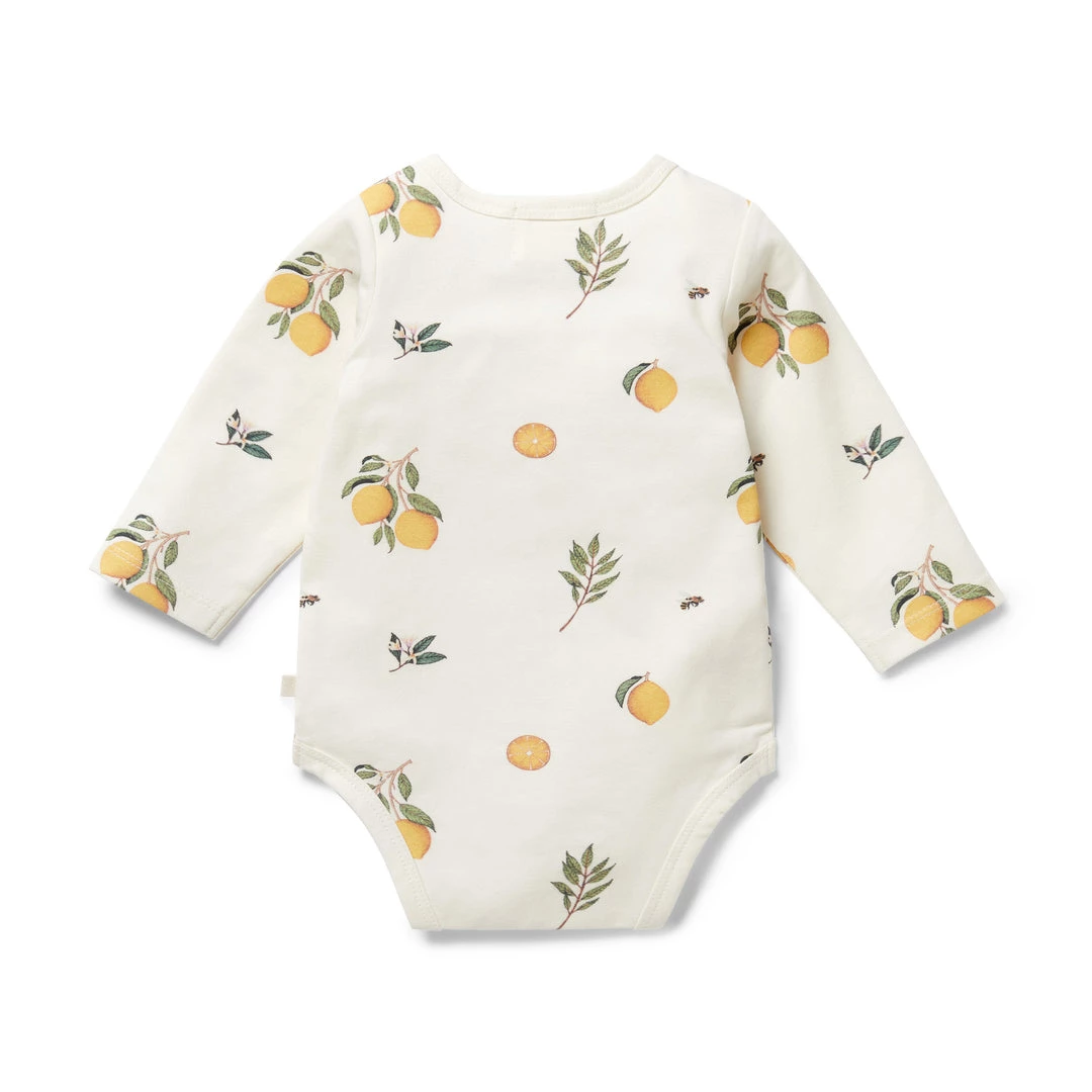 Wilson + Frenchy Baby Wilson & Frenchy - Organic Envelope Bodysuit / Lovely Lemons 2 Wilson + Frenchy Baby Wilson & Frenchy - Organic Envelope Bodysuit / Lovely Lemons