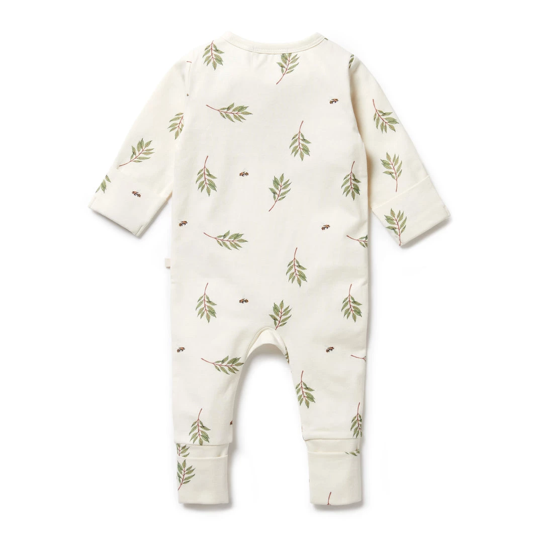 Wilson + Frenchy Wilson & Frenchy - Organic Zipsuit With Feet / Busy Bee Baby 2 Wilson + Frenchy Wilson & Frenchy - Organic Zipsuit With Feet / Busy Bee Baby