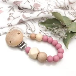 One Chew Three - Silicone Dummy Holder / Naturals Baby