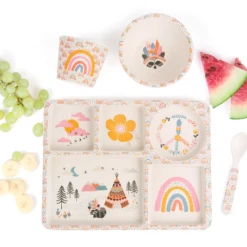 Toys Love Mae - Divided Plate Set / Gypsy Girl